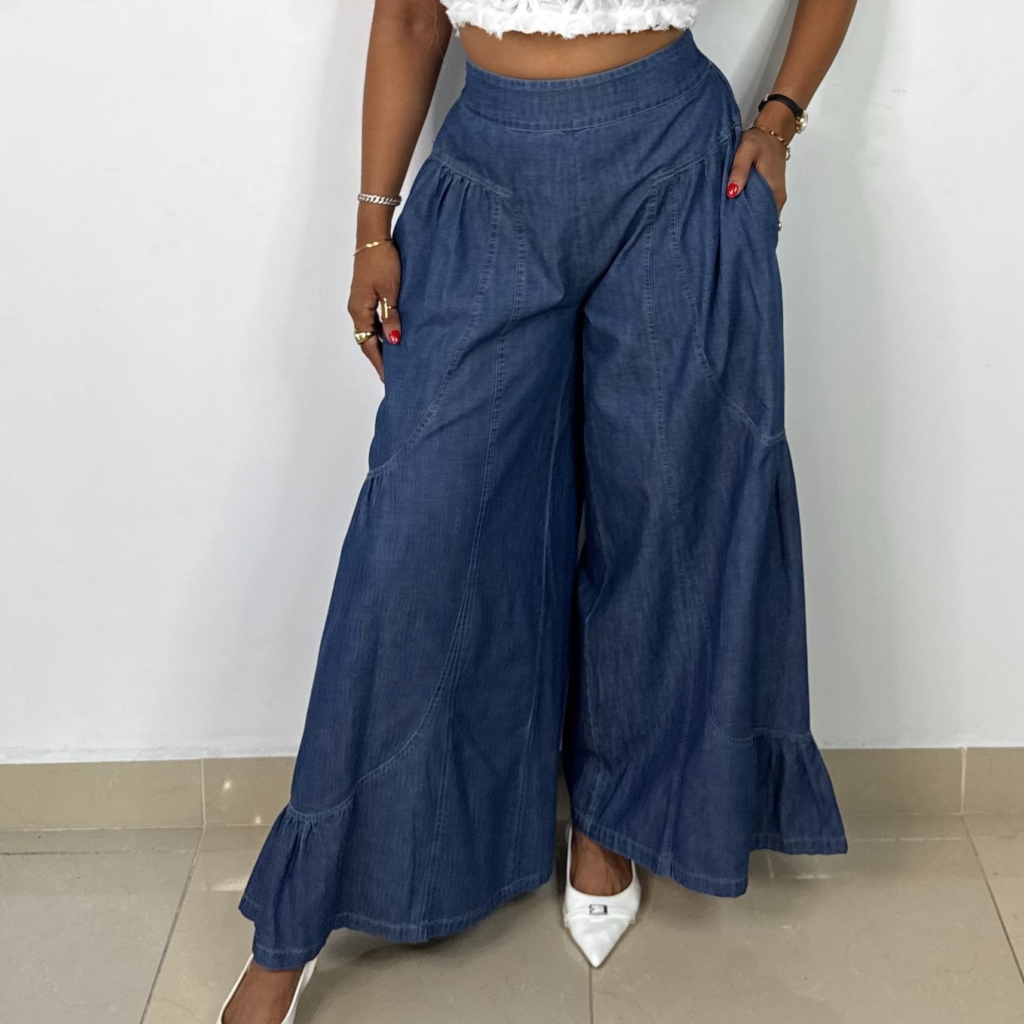 WIDE DENIM PANT