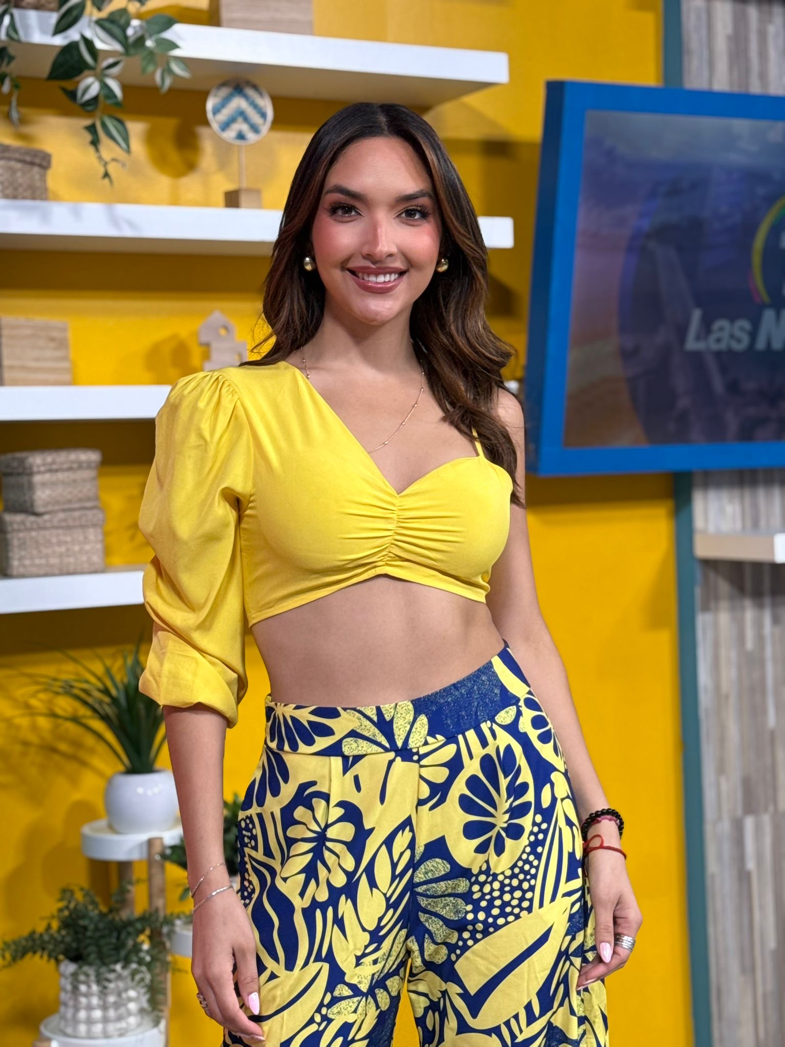 Yellow Blue Leaf Set - Image 2