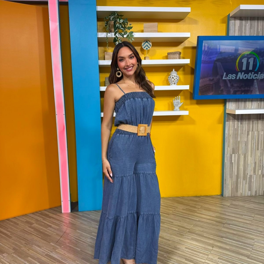 DARK DENIM RELAX JUMPSUIT